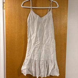 Light Tan Sleeveless Coveup Dress